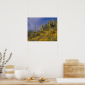 North America, USA, Arizona, Organ Pipe Cactus ポスター (キッチン)