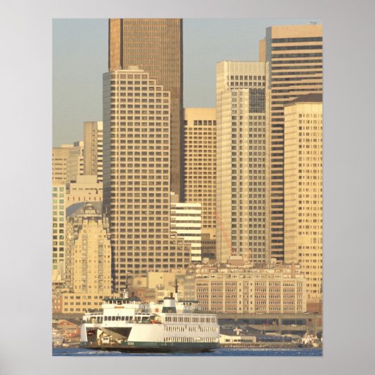 North America, USA, Washington State, Seattle. ポスター (正面)