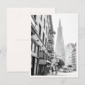 North Beach San Francisco Transamerica & Muni ポストカード (正面/裏面)