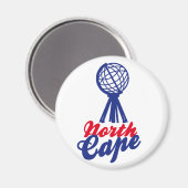NORTH CAPE GLOBE SCULP. マグネット (正面/裏面)