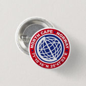 NORTH CAPE SPECIAL NORWAY 缶バッジ (正面&裏面)