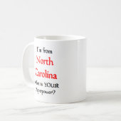 north carolina コーヒーマグカップ (正面左)