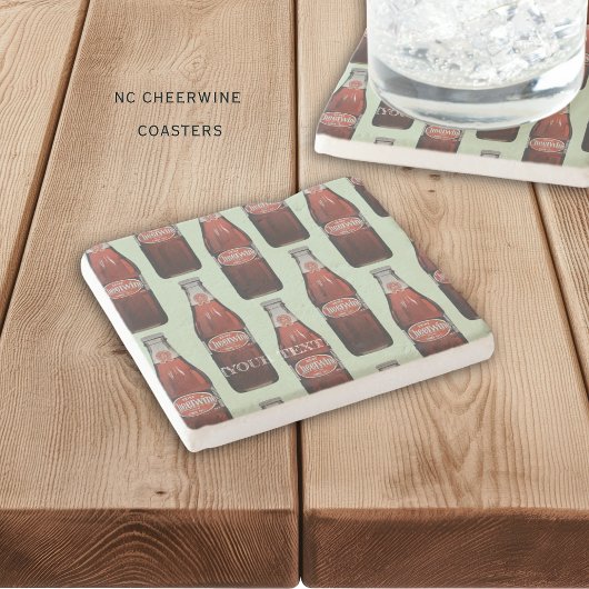 North Carolina Cheerwine Stone Coaster ストーンコースター