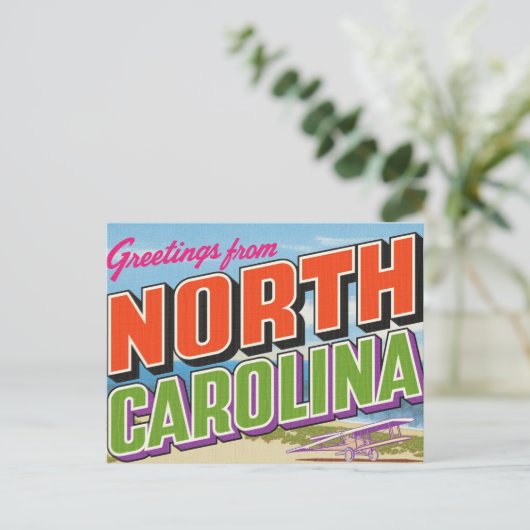 North Carolina First Flight Beach ポストカード (スタンド正面)