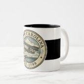 North Carolina Flying Decal Mug ツートーンマグカップ (正面右)
