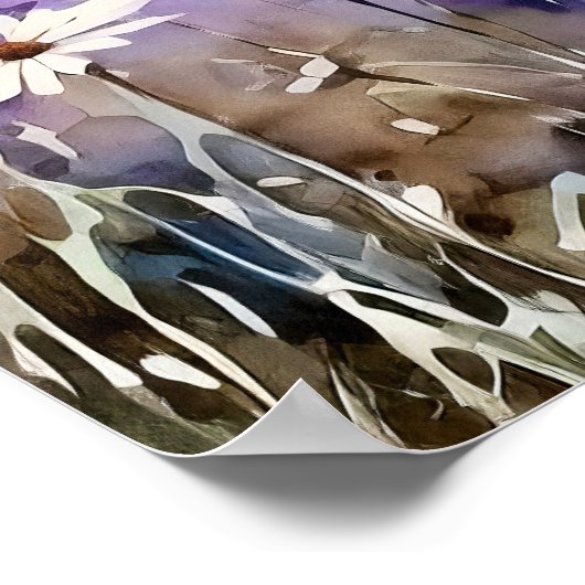 North Carolina Mountain Landscape Art ポスター (角)