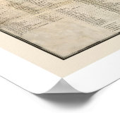 North Carolina Railroad Map 1900 ポスター (角)