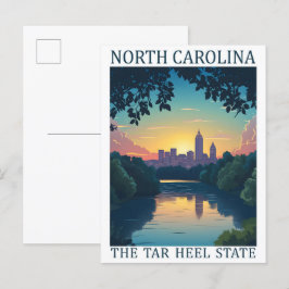 North Carolina the Tar Heel State USA Travel Place ポストカード