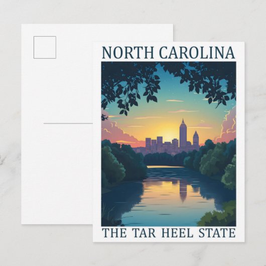 North Carolina the Tar Heel State USA Travel Place ポストカード (正面/裏面)