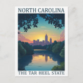 North Carolina the Tar Heel State USA Travel Place ポストカード (正面)