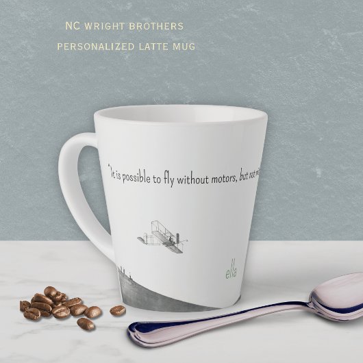 North Carolina Wright Brothers Latte Mug カフェラテマグ