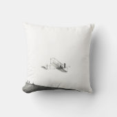 North Carolina Wright Brothers Throw Pillow クッション (正面)