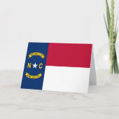 North Carolinian Flag, Flag of North Carolina カード (正面)