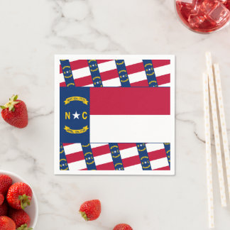 North Carolinian Flag, Flag of North Carolina スタンダードカクテルナプキン