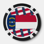 North Carolinian Flag, Flag of North Carolina ポーカーチップ (裏面)