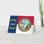 North Carolinian Flag & Seal, North Carolina カード (正面)