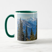North Cascade Mountains Wenatchee National Forest マグカップ (左)