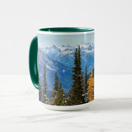 North Cascade Mountains Wenatchee National Forest マグカップ (正面左)