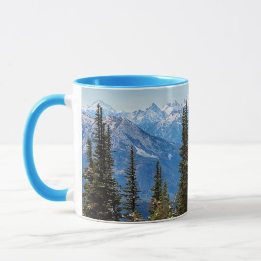 North Cascade Mountains Wenatchee National Forest マグカップ (左)