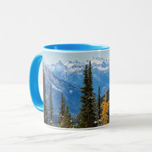 North Cascade Mountains Wenatchee National Forest マグカップ (正面左)