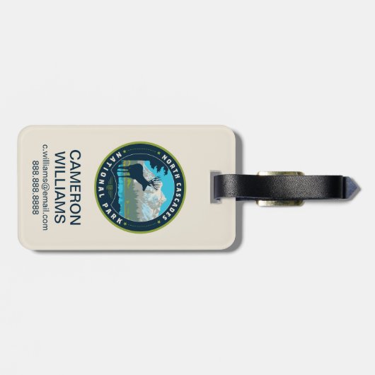 North Cascades National Park ラゲッジタグ (裏面横)