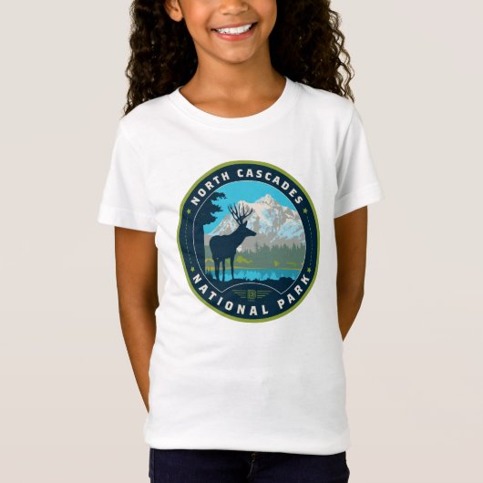 North Cascades National Park Tシャツ (正面)
