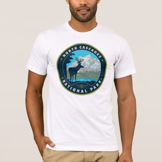 North Cascades National Park Tシャツ (正面)