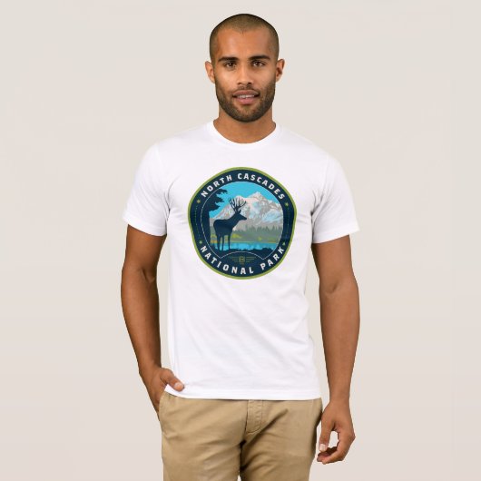 North Cascades National Park Tシャツ (正面フル)