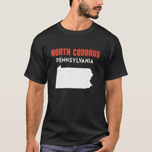 North Codorus Pennsylvania USA State America Trave Tシャツ (正面)