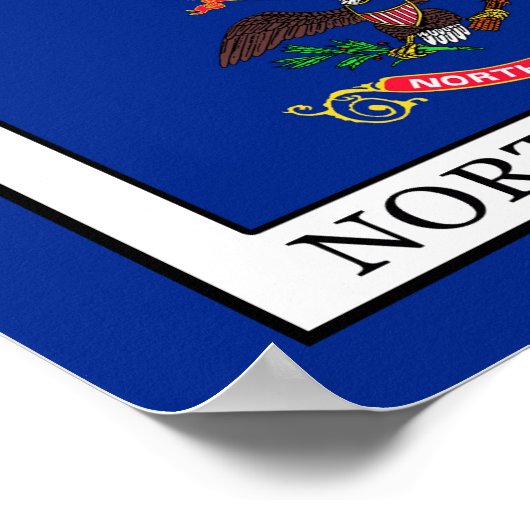 North Dakota ポスター (角)