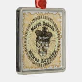 North Dakota Biker メタルオーナメント (右)