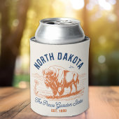 North Dakota Bison Can Cooler | Peace Garden State 缶クーラー