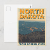 North Dakota Mountain View ポストカード (正面/裏面)