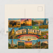 North Dakota Postcard ポストカード (正面/裏面)