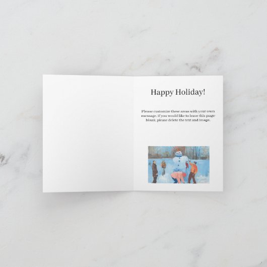 North End Holiday Card カード (内部)