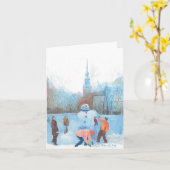 North End Holiday Card カード (黄色い花)