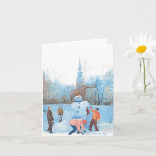 North End Holiday Card カード (小さな植物)