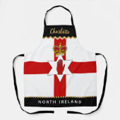 North Ireland Chefs Apron, Irish / Ulster Flag エプロン (正面)