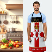 North Ireland Chefs Apron, Irish / Ulster Flag エプロン