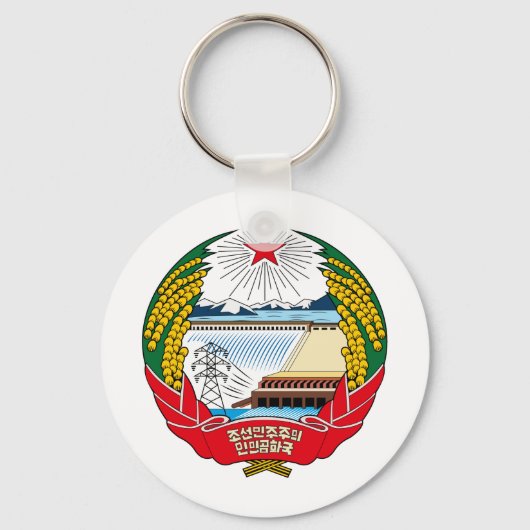 North Korea coat of arms キーホルダー (正面)