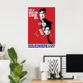 North Korea Propaganda Poster  Koreans everywhere ポスター (ホームオフィス)