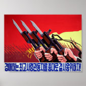 North Korean War Propaganda ポスター (正面)