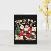 North Le Book Club Cozy Christmas Reading Gift  カード (黄色い花)