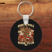 North Le Book Club Cozy Christmas Reading Gift  キーホルダー (正面)