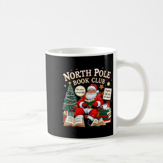 North Le Book Club Cozy Christmas Reading Gift  コーヒーマグカップ (右)