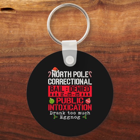 North Le Correctional Public Intoxication Eggnog C キーホルダー (正面)