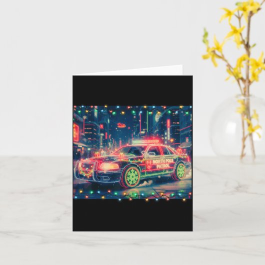 North Le Patrol Christmas Car Tee  カード (黄色い花)