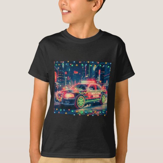 North Le Patrol Christmas Car Tee  Tシャツ (正面)