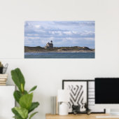 North Light Lighthouse Block Island Poster ポスター (ホームオフィス)