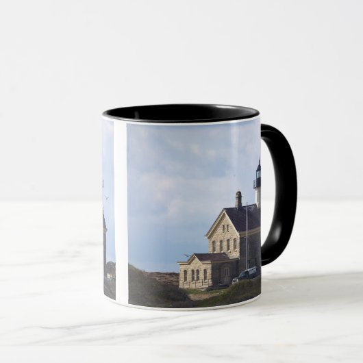 North Light Lighthouse Rhode Island Mug  マグカップ (正面右)
